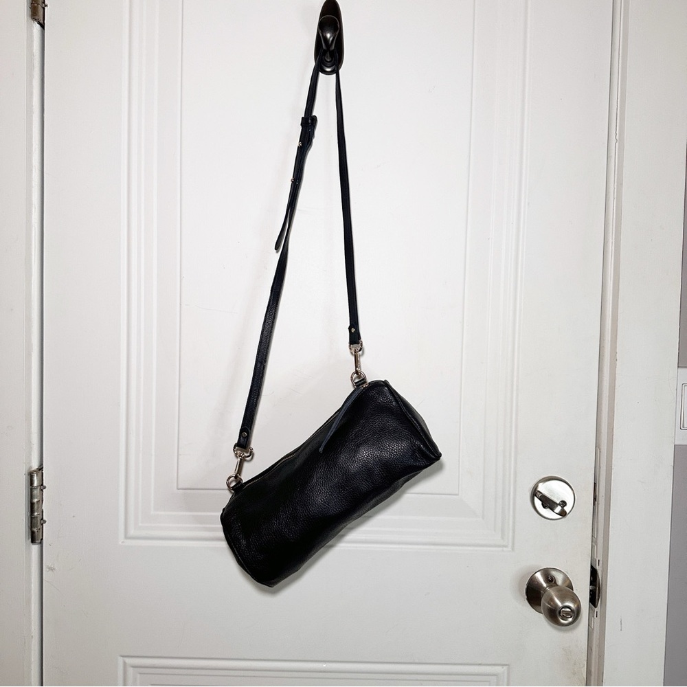 NWT Sevilla Smith Black Leather Crossbody Bag - Picture 2 of 16